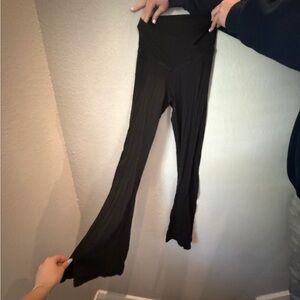Aerie Black Flared Leggings
